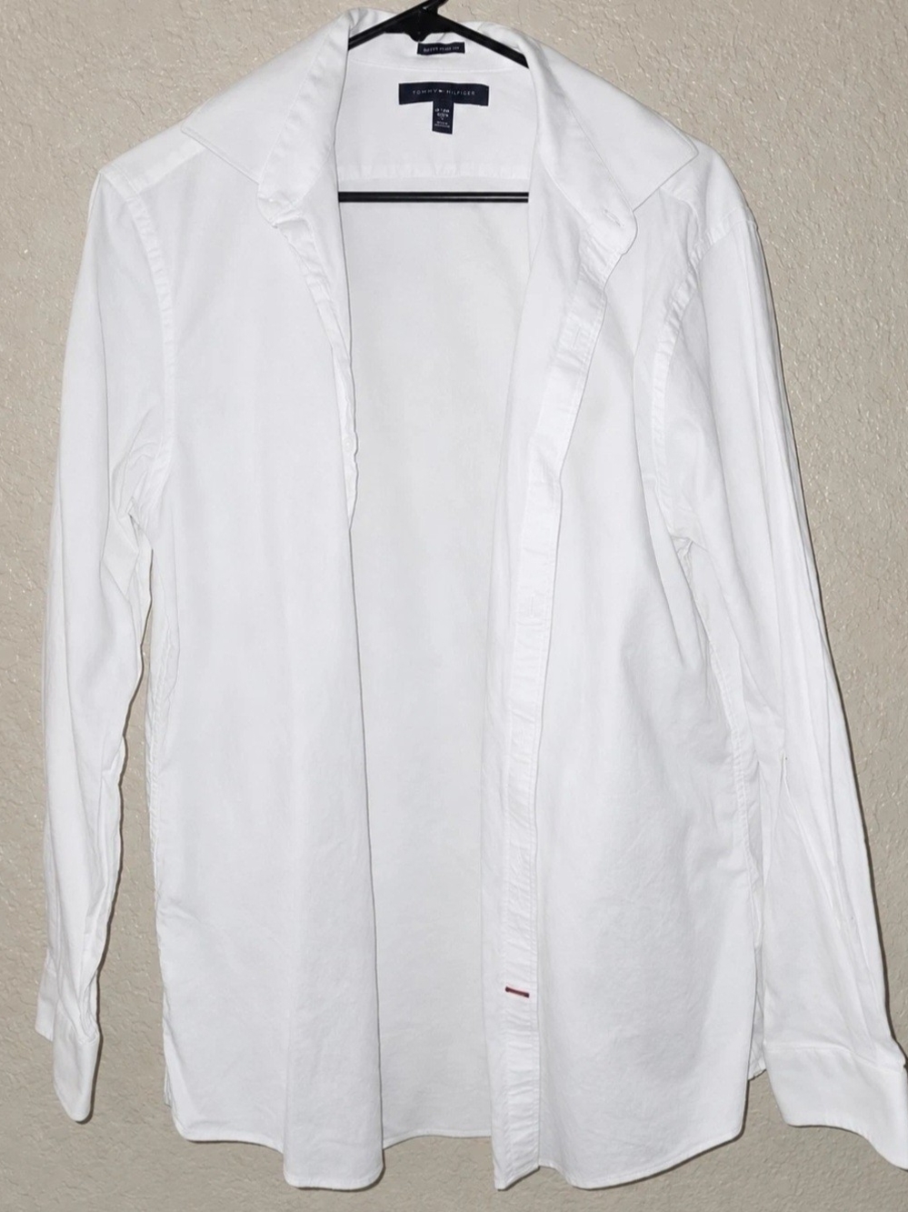 Tommy Hilfiger Men’s White Button-Down Shirt